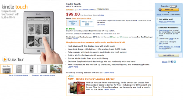 kindletouch CTA